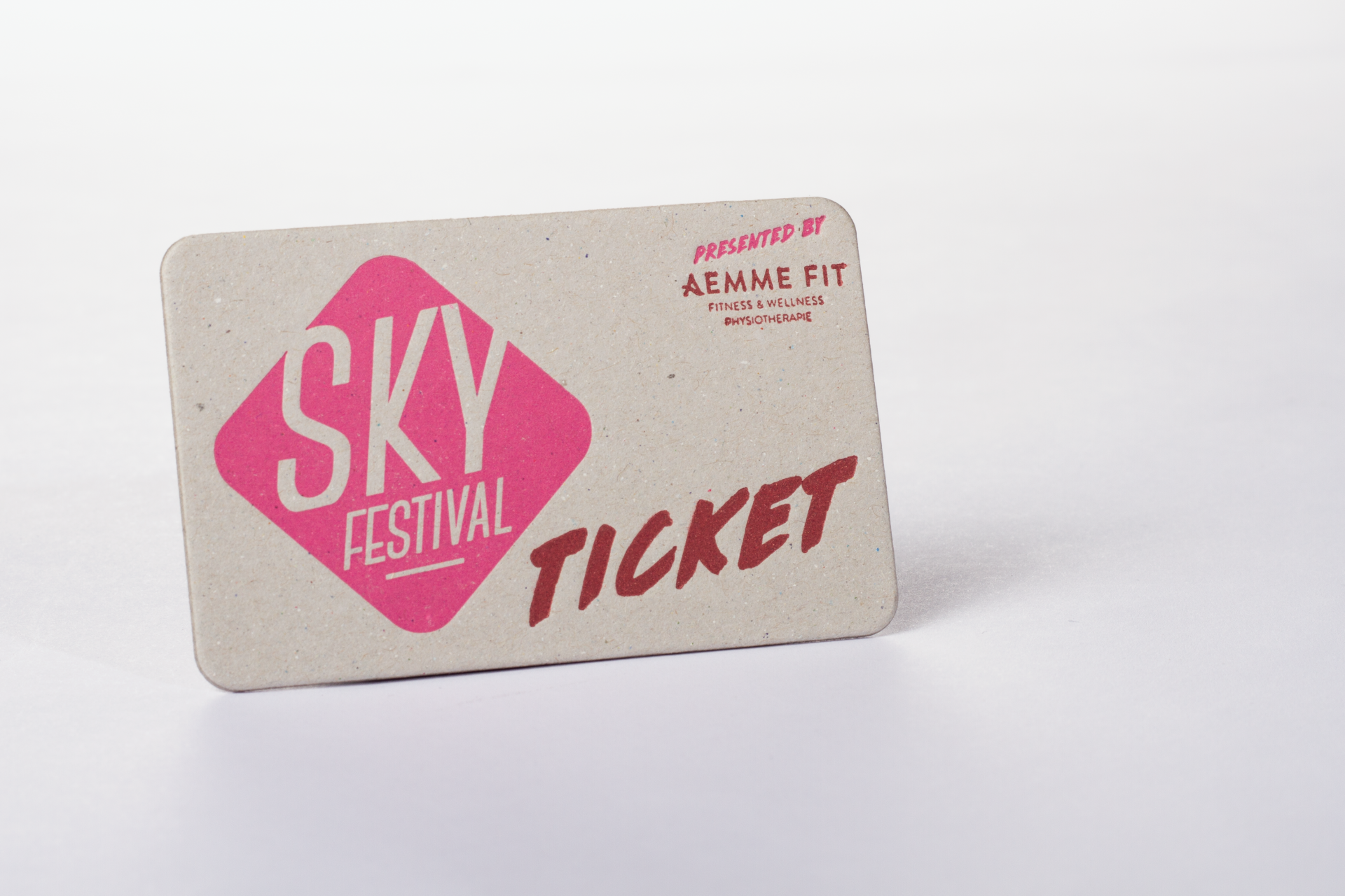 Tanner Druck AG, Ticket Letterpress Sky Festival