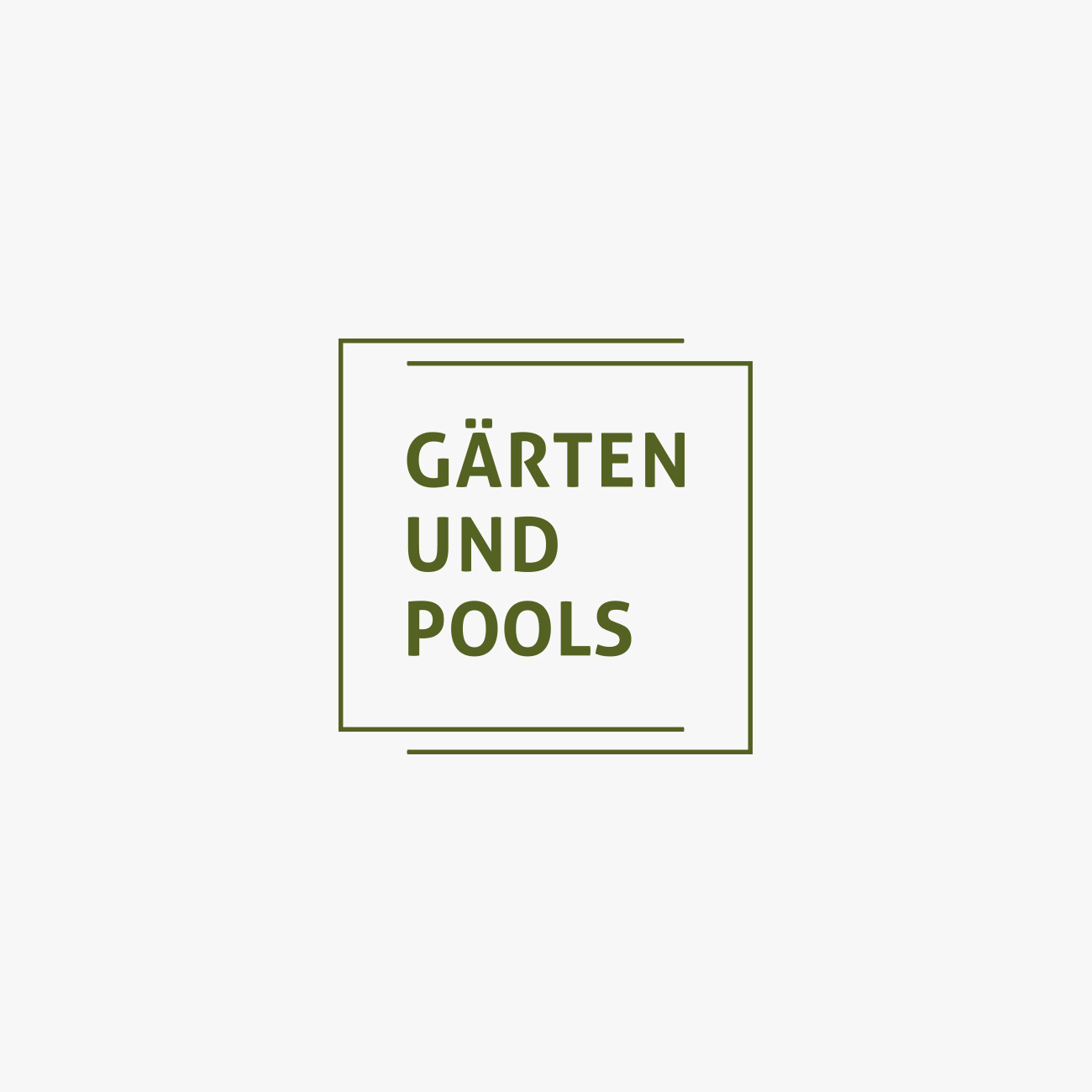 Tanner Druck AG, Gärten und Pools Logo